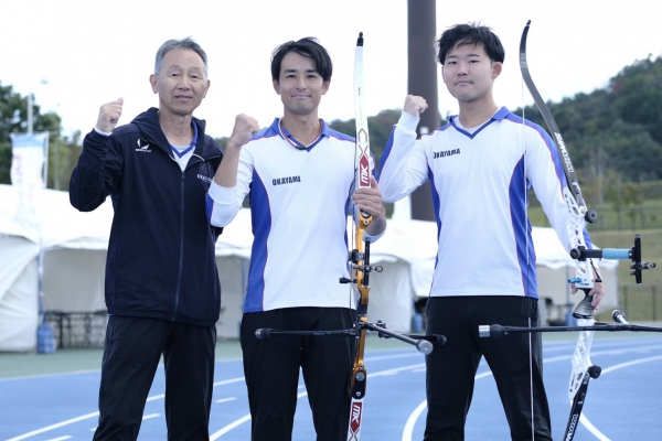 ＜アーチェリー＞中西絢哉選手・大泉龍晴選手　あおもり国スポで第３位入賞いたしました